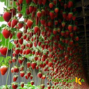Клубника ампельная Анастасия купить по цене от 370р. в интернет-магазине «Посадика» с доставкой почтой в в Светогорске и по всей России – [изображение №1].